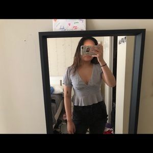 princess polly cropped blouse